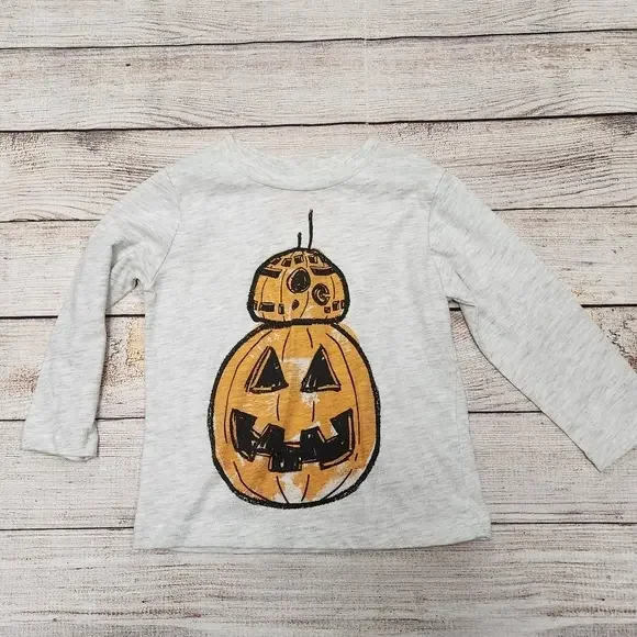Star Wars BB-8 Pumpkin Halloween Shirt - Picture 1 of 4